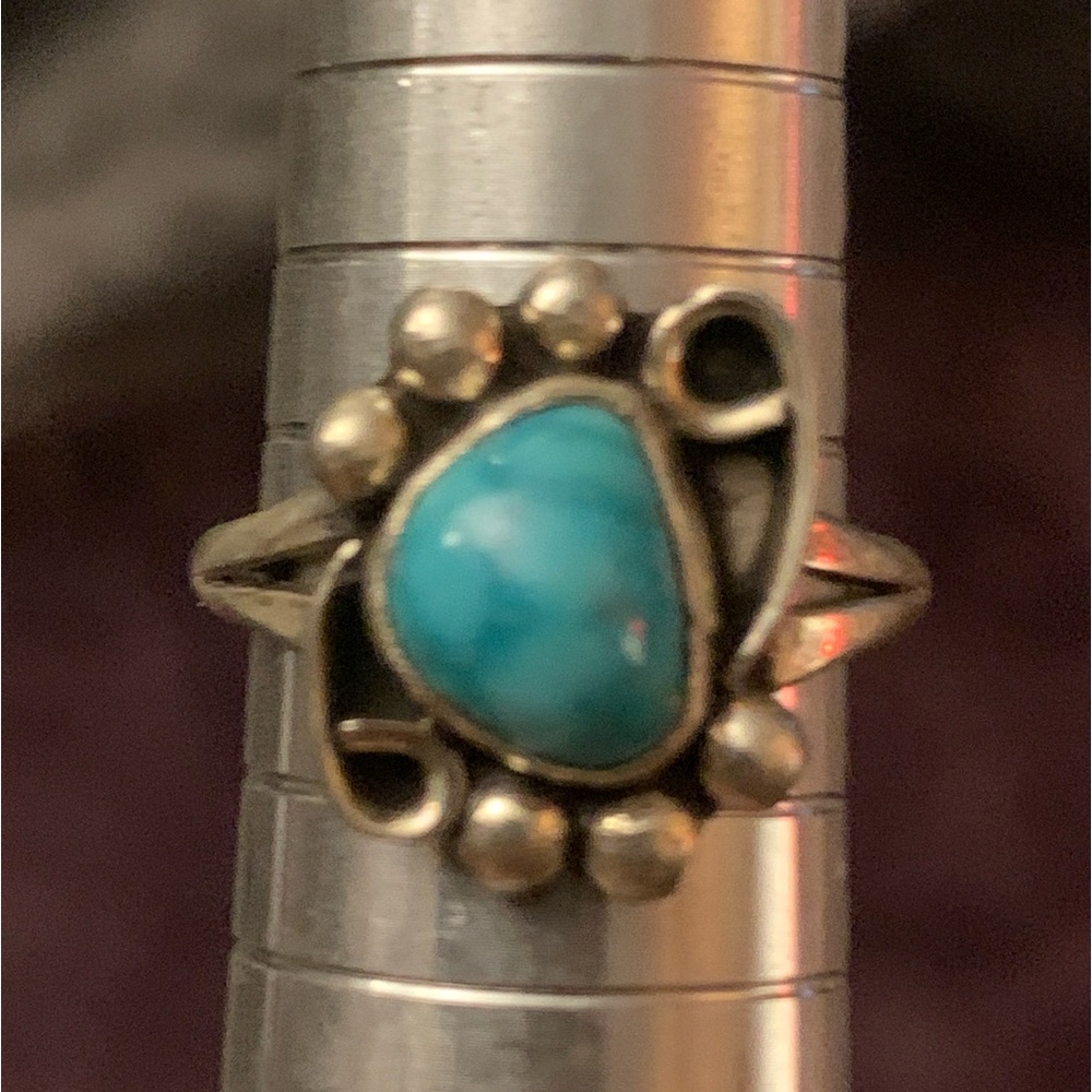 Vintage Navajo Turquoise Ring